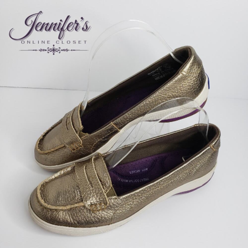 3/$25 Keds Harborside Women's Metallic Bronze Flats Size 6M